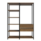 Guarda-roupa Closet Modulado Valencia 2 Gavetas 129cm Rustic/