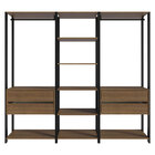 Guarda-roupa Closet Modulado Valencia 4 Gavetas 199cm Rustic/