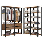 Guarda-roupa Closet Modulado Valencia 4 Gavetas 358cm Rustic/