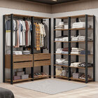 Guarda-roupa Closet Modulado Valencia 4 Gavetas 358cm Rustic/