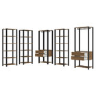 Guarda-roupa Closet Modulado Valencia 4 Gavetas 417cm Rustic/