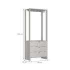 Guarda-roupa Closet Modulado Yes 3 Gv Branco