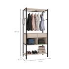 Guarda-roupa Closet Paris 2 Gv Off White E Preto