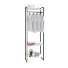 Guarda-roupa Closet Studio Branco E Preto 60 Cm