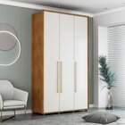 Guarda-roupa Coimbra 3 Portas Cômoda 4 Gavetas Mesa De Cabece