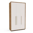 Guarda-roupa Coimbra 3 Portas Cômoda 8 Gavetas Freijó / Off W