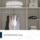 Guarda-roupa Coimbra 3 Portas Freijó/off White