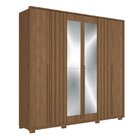 Guarda-roupa Coimbra 4 Portas 04 Gavetas Com Espelho E Pés Ja