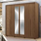 Guarda-roupa Coimbra 4 Portas 04 Gavetas Com Espelho E Pés Ja