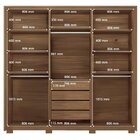 Guarda-roupa Coimbra 4 Portas 04 Gavetas Com Pés Jatoba