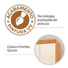 Guarda-roupa Coimbra 6 Portas 2 Gavetas Cinamomo/off White