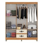 Guarda-roupa Coimbra 6 Portas 2 Gavetas Cinamomo/off White