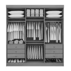 Guarda Roupa Colibri Casal 6 Portas 6 Gavetas D Doro Cor Cina