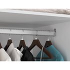 Guarda-roupa Coliseu 2 Portas 6 Gavetas Branco Absoluto