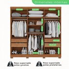Guarda-roupa Coliseu Com Espelho 6 Portas 4 Gavetas Salleto C