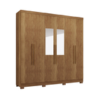 Guarda-roupa Coliseu Com Espelho 6 Portas 4 Gavetas Salleto C