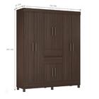 Guarda Roupa Com 2 Gavetas Maresias Cafe Touch
