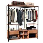 Guarda Roupa Com 2 Gavetas Preto/ Demolição Fênix