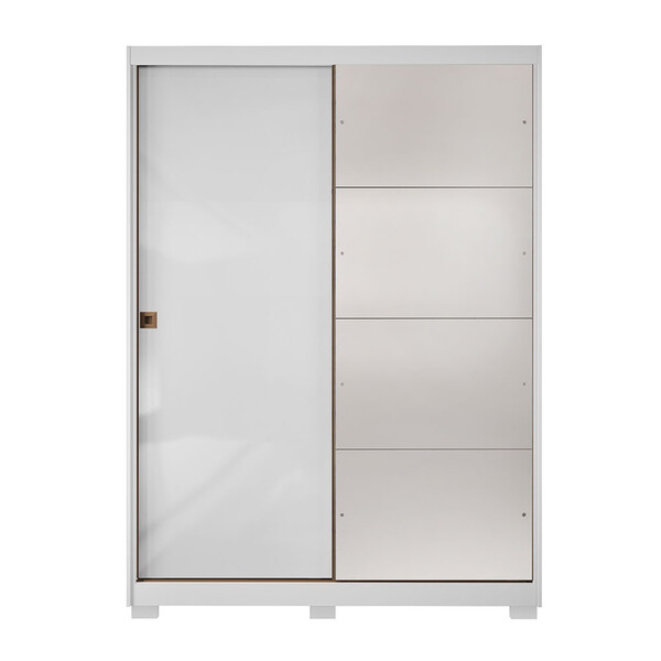 Guarda-roupa Com 2 Portas 2 Gavetas New Realeza C/ Espelho E