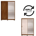 Guarda-roupa Com 2 Portas 2 Gavetas New Realeza C/ Espelho E