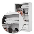 Guarda Roupa Com 2 Portas De Correr Premium 6 Gavetas Com Esp