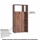 Guarda Roupa Com 2 Portas E 8 Nichos - Castanho
