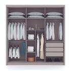 Guarda Roupa Com 3 Gavetas E 6 Portas Valência Fendi