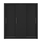 Guarda Roupa Com 3 Portas De Correr Iguaçu Preto