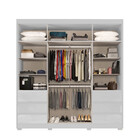 Guarda-roupa Com 4 Portas 6 Gavetas Triunfo Com Espelhos E Pé