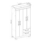 Guarda-roupa Com 4 Portas E 2 Gavetas Nt6010 Notável Móveis