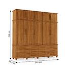 Guarda-roupa Com 5 Portas Nancy Carvalho New