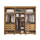 Guarda Roupa Com 6 Portas 6 Gavetas Com Pés Nobreza Dj Móveis