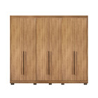 Guarda Roupa Com 6 Portas 6 Gavetas Com Pés Nobreza Dj Móveis