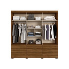 Guarda-roupa Com 6 Portas 9 Gavetas Dublin Com Espelhos E Pés