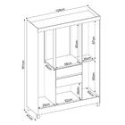 Guarda-roupa Com 6 Portas E 2 Gavetas 128cm Multimóveis Cr352