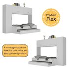 Guarda Roupa Com Bicama Solteiro Essencialle - Branco/bianco