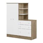 Guarda Roupa Com Comoda Doce Sonho 4070