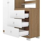 Guarda Roupa Com Comoda Infantil Vicky 2 Portas E 3 Gavetas