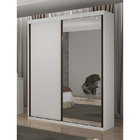 Guarda Roupa Com Espelho 02 Portas De Correr Búzios Valverde