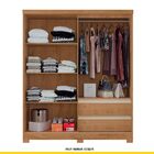 Guarda Roupa Com Espelho 178 Cm 3 Portas 2 Gavetas Condor Fle