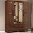 Guarda Roupa Com Espelho 2242 E Comoda 2240 Ouro Madeira Maci