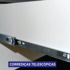 Guarda Roupa Com Espelho 2 Portas 3 Gavetas São Paulo Branco