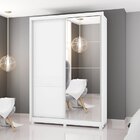 Guarda Roupa Com Espelho 2 Portas 3 Gavetas Soul