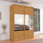 Guarda Roupa Com Espelho 2 Portas Bonfim Naturalle