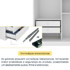 Guarda Roupa Com Espelho 3 Portas 240cm Somalia Espresso Móve