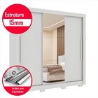 Guarda Roupa Com Espelho 3 Portas 3 Gavetas Cannes Branco