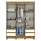 Guarda-roupa Com Espelho 3 Portas 4 Gavetas Itália Multimóvei