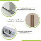 Guarda Roupa Com Espelho 3 Portas 4 Gavetas New Tokio Salleto