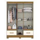 Guarda-roupa Com Espelho 5 Portas 2 Gavetas Mônaco Multimóvei