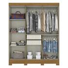 Guarda-roupa Com Espelho 6 Portas 2 Gavetas Sevilha Multimóve